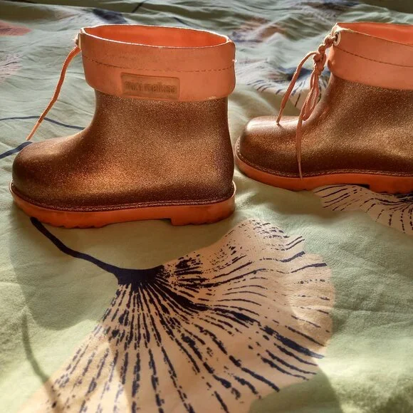 Mini Melissa rain boots for kids, pink,  8 / 24 - Picture 3 of 13